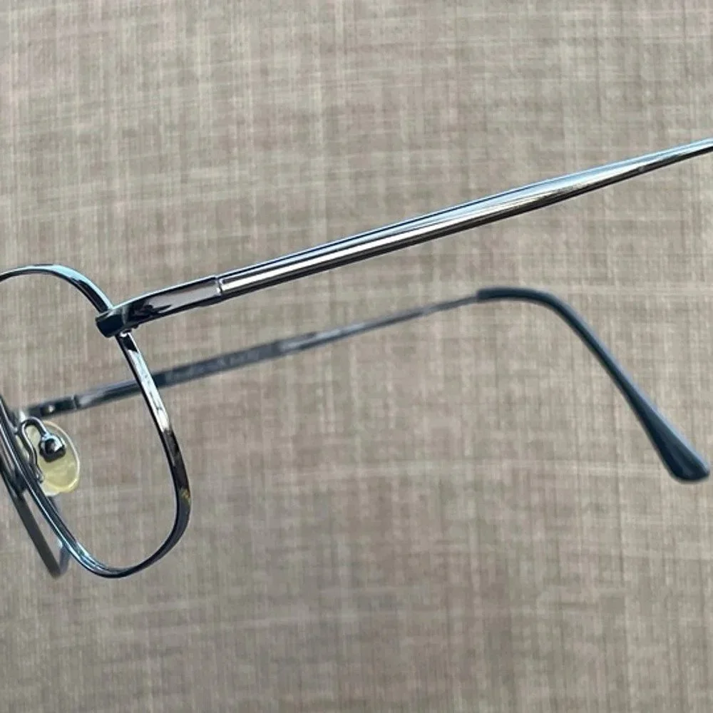 Timberland Men Eyeglasses Frame Gunmetal Tone Metal Glasses 145 P506 - Picture 6 of 12